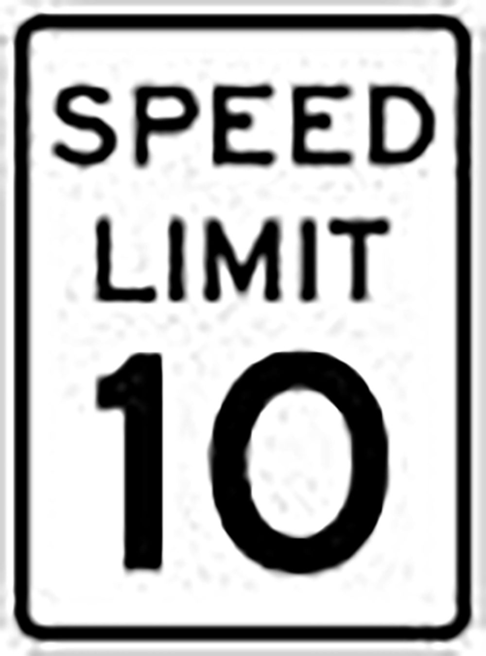 Speed Limit Signage
